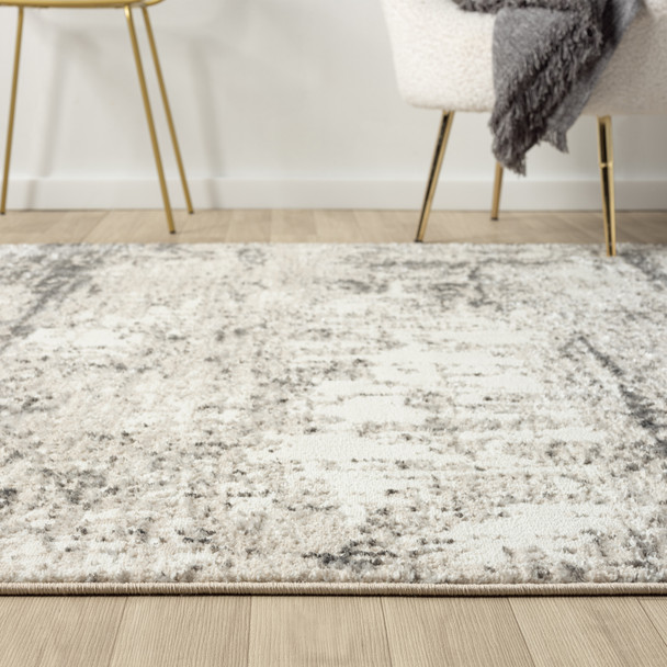 LR Home Antalya 82053 Beige Gray Rug