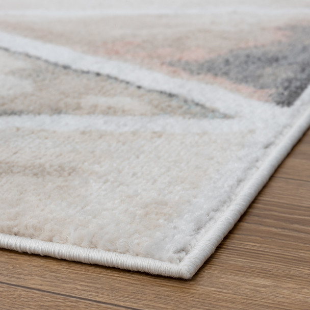LR Home Kismet 81491 Ivory Salmon Rug