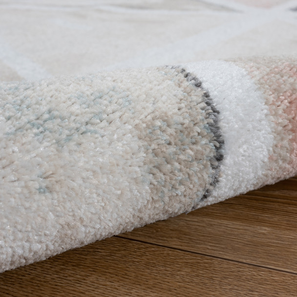 LR Home Kismet 81491 Ivory Salmon Rug