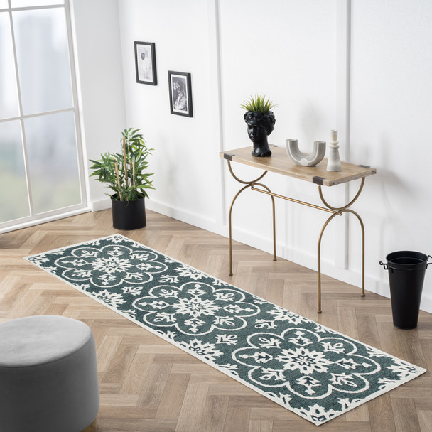 LR Home Rugs Ariel 22139 Gray Rug
