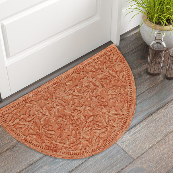 LR Home Rugs Ariel 22144 Terracotta Rug