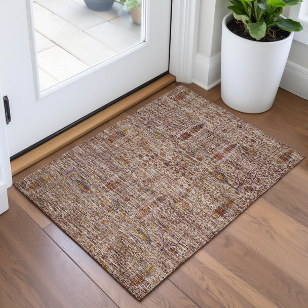 Addison Chantille ACN2053 Terracotta Rug