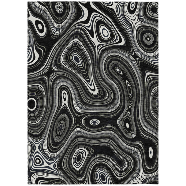 Addison Chantille ACN2097 Black Rug