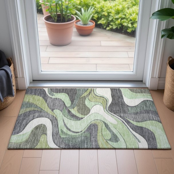 Addison Chantille ACN2183 Green Rug