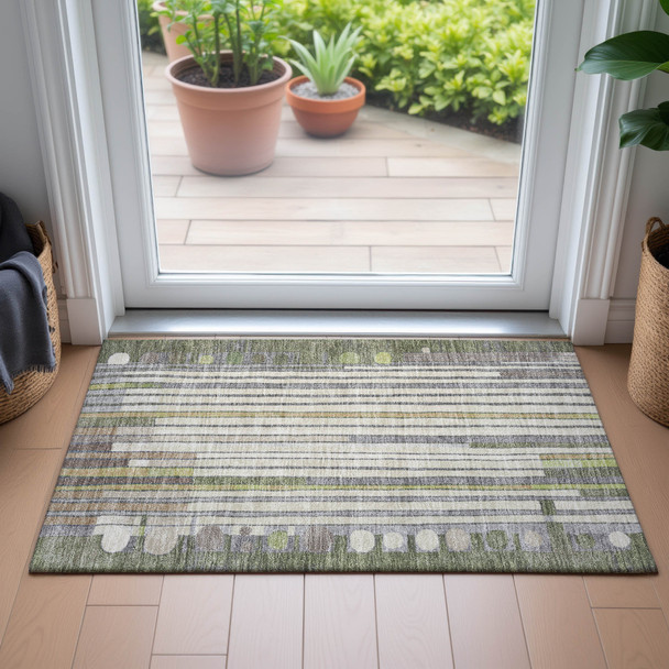 Addison Chantille ACN2189 Olive Rug