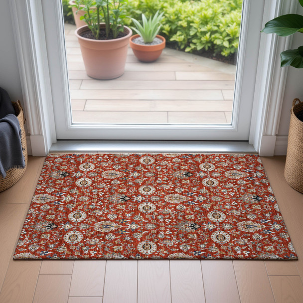 Addison Chantille ACN2192 Red Rug