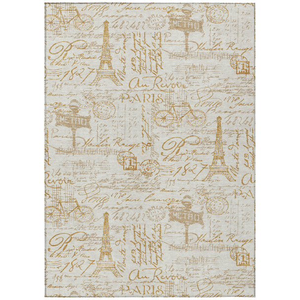 Addison Chantille ACN2209 Gold Rug
