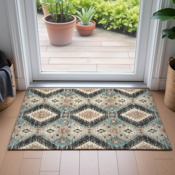 Addison Chantille ACN2210 Black Rug
