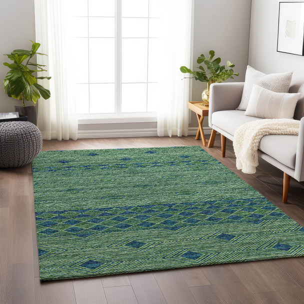 Addison Mayfield AMF107 Green Rug