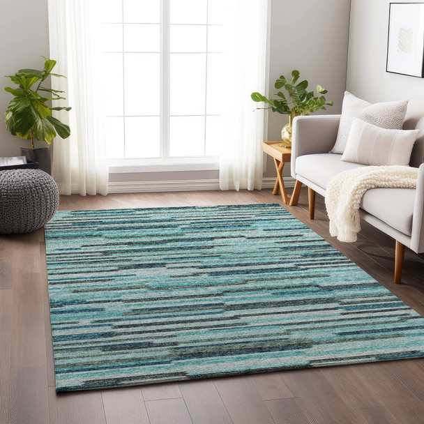 Addison Mayfield AMF114 Turquoise Rug