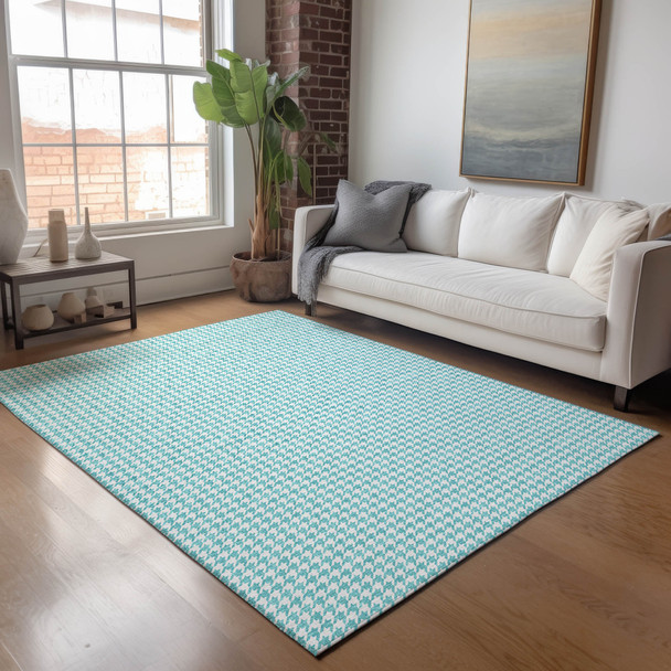 Addison Mayfield AMF137 Aqua Rug