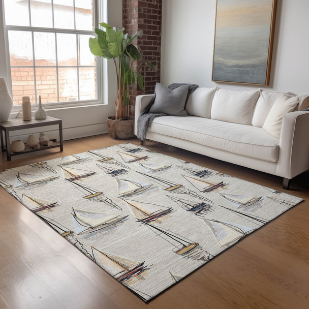 Addison Mayfield AMF153 Ivory Rug