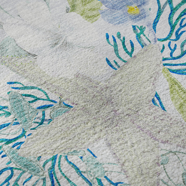 Addison Mayfield AMF180 Aqua Rug