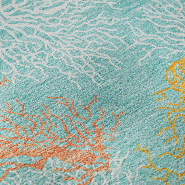 Addison Mayfield AMF182 Aqua Rug