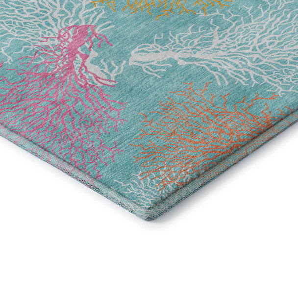 Addison Mayfield AMF182 Aqua Rug