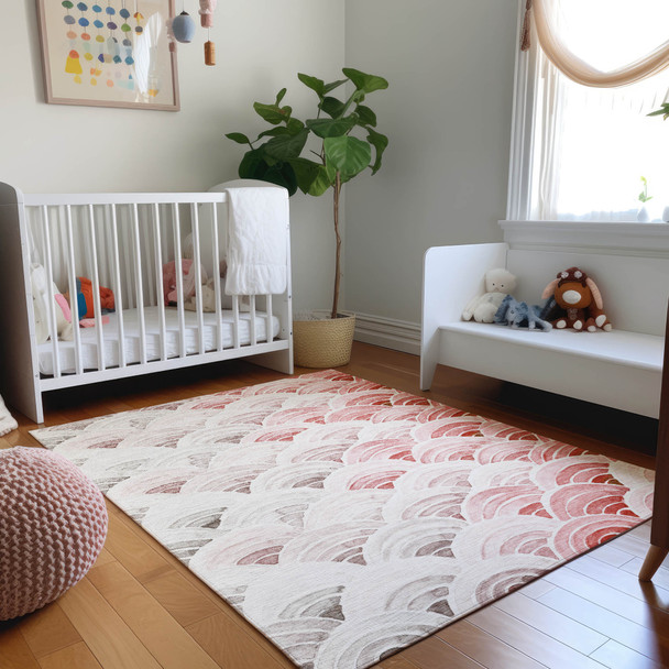 Addison Mayfield AMF184 Red Rug