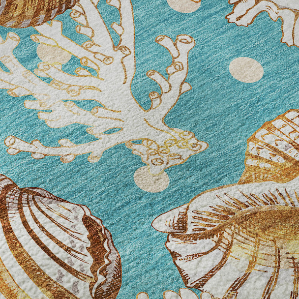 Addison Mayfield AMF185 Aqua Rug