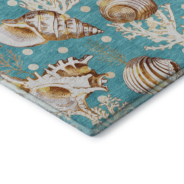Addison Mayfield AMF185 Aqua Rug