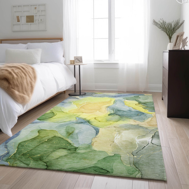 Addison Mayfield AMF504 Yellow Rug
