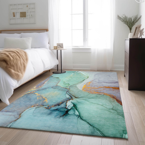 Addison Mayfield AMF506 Teal Rug
