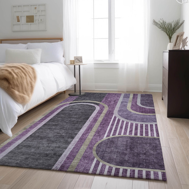 Addison Mayfield AMF532 Purple Rug