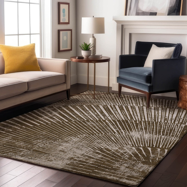 Addison Mayfield AMF542 Chocolate Rug