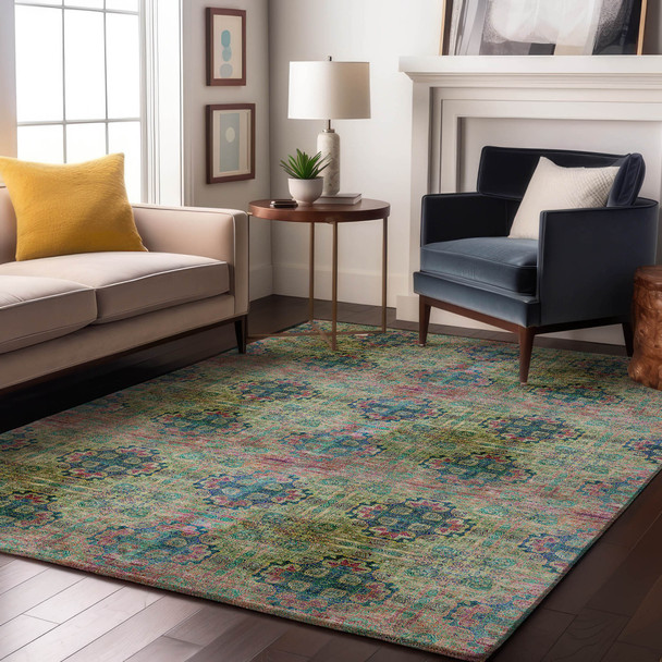 Addison Mayfield AMF557 Green Rug