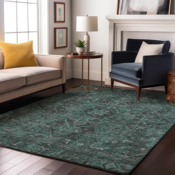Addison Mayfield AMF571 Turquoise Rug