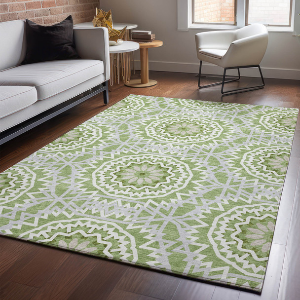 Addison Mayfield AMF619 Green Rug