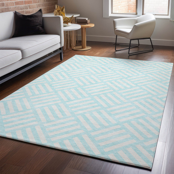 Addison Mayfield AMF620 Aqua Rug