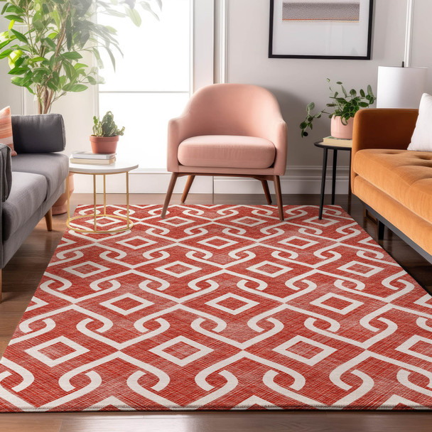Addison Mayfield AMF621 Red Rug