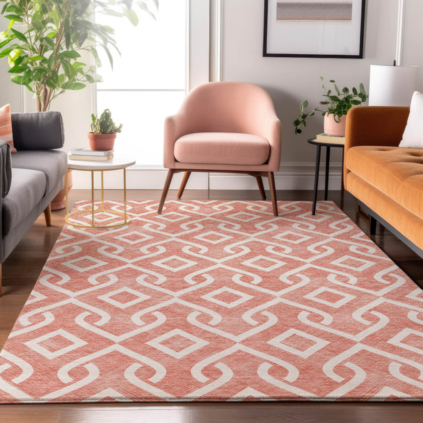 Addison Mayfield AMF621 Salmon Rug