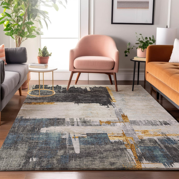 Addison Mayfield AMF624 Charcoal Rug