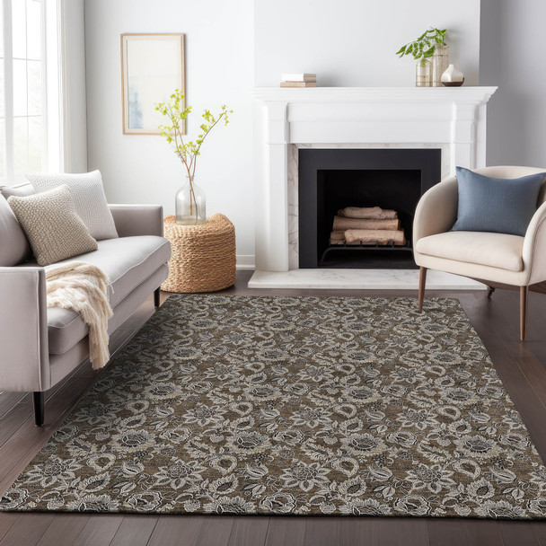 Addison Mayfield AMF661 Chocolate Rug