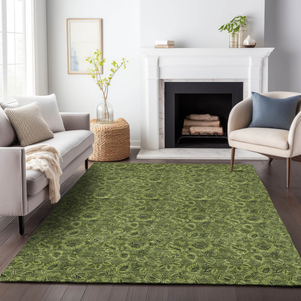 Addison Mayfield AMF661 Olive Rug