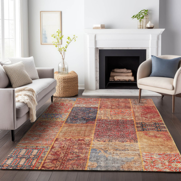 Addison Mayfield AMF669 Red Rug