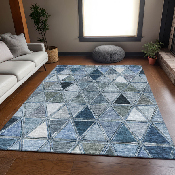 Addison Mayfield AMF722 Blue Rug