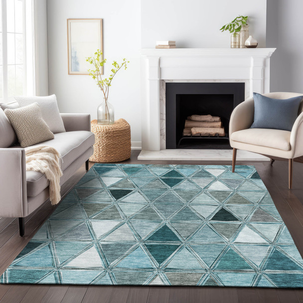 Addison Mayfield AMF722 Teal Rug