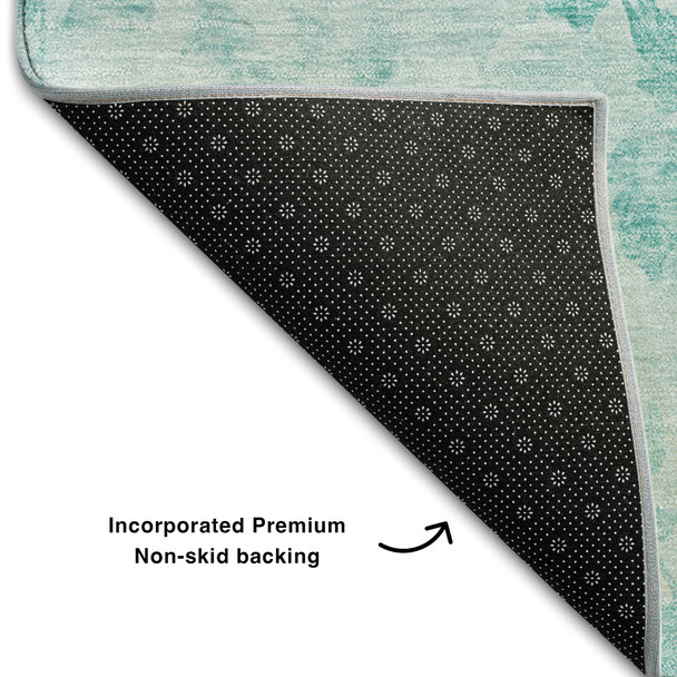 Addison Mayfield AMF724 Aqua Rug