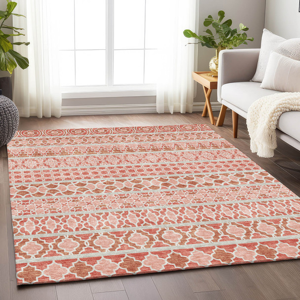 Addison Mayfield AMF726 Salmon Rug
