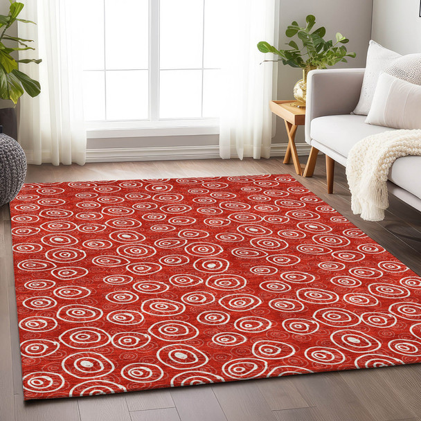 Addison Mayfield AMF728 Red Rug