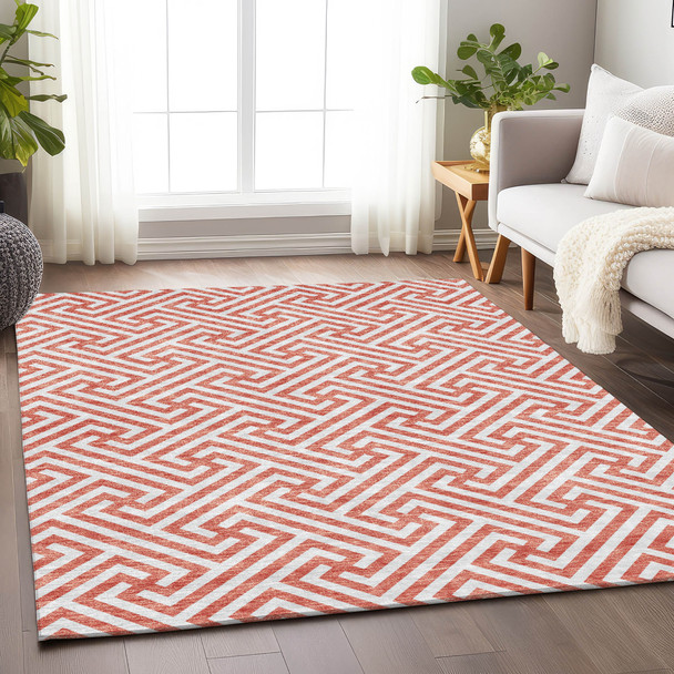 Addison Mayfield AMF731 Salmon Rug