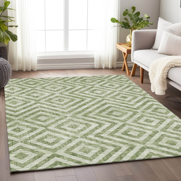 Addison Mayfield AMF733 Green Rug
