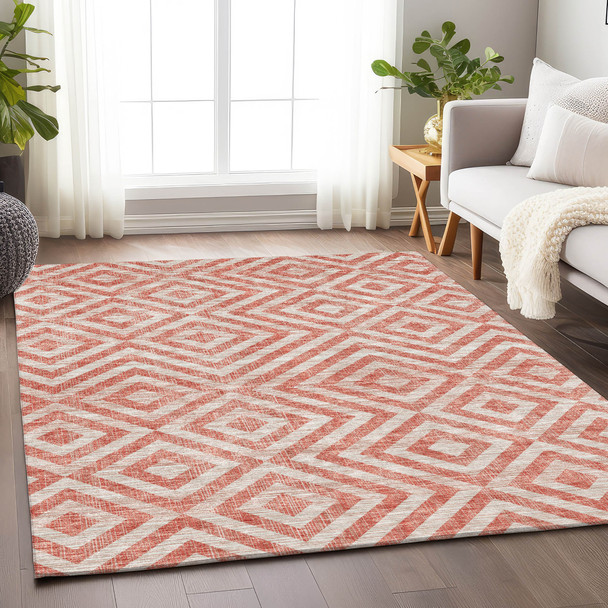 Addison Mayfield AMF733 Salmon Rug