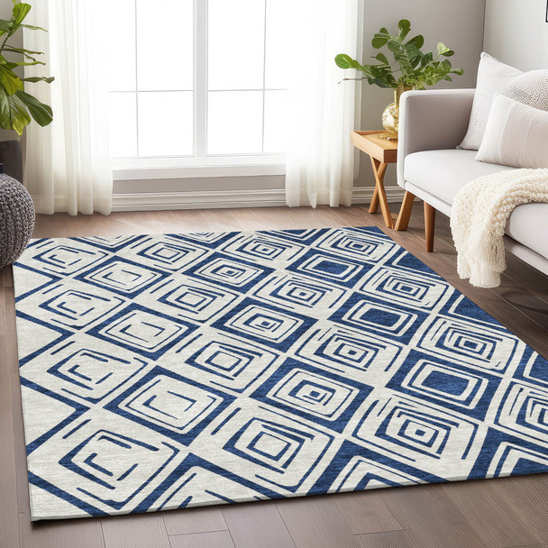 Addison Mayfield AMF737 Navy Rug
