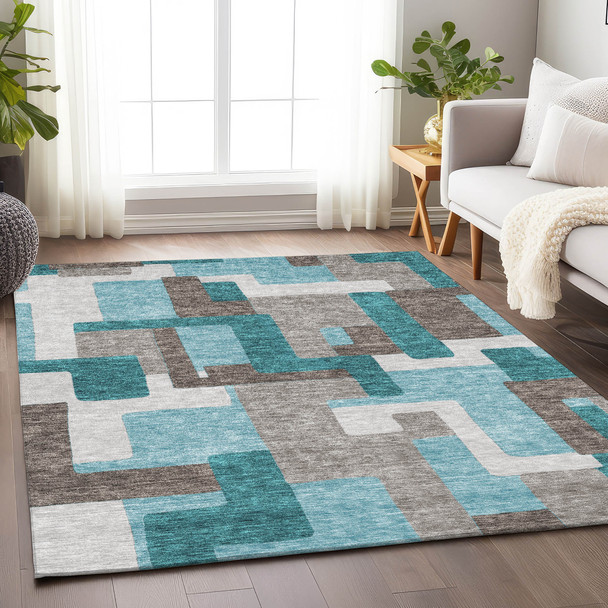 Addison Mayfield AMF740 Teal Rug