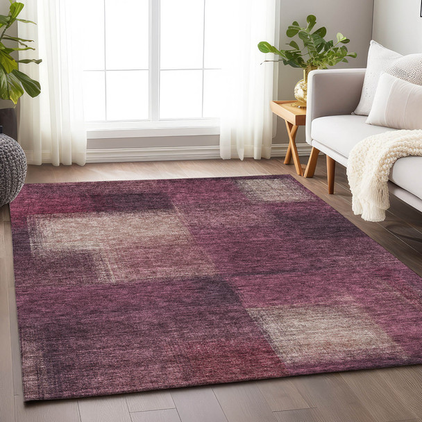 Addison Mayfield AMF742 Plum Rug