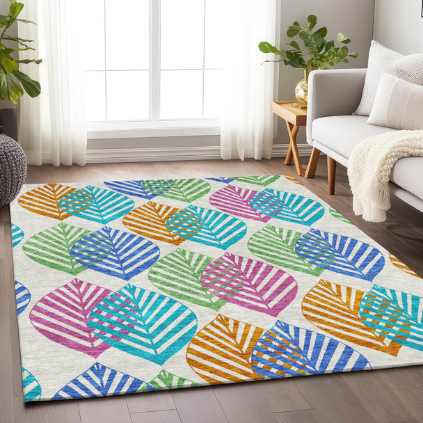 Addison Mayfield AMF744 White Rug