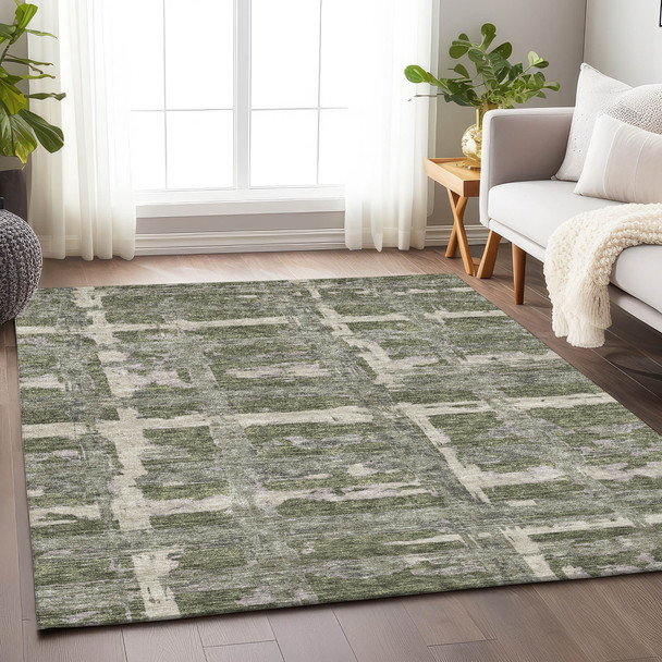 Addison Mayfield AMF745 Olive Rug