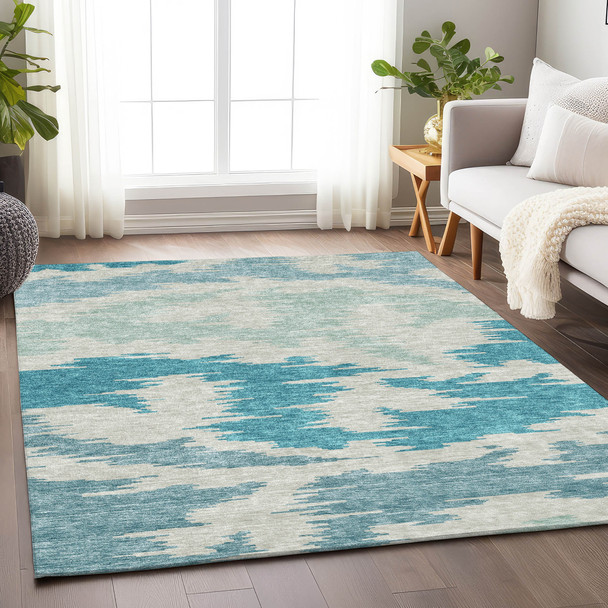 Addison Mayfield AMF746 Teal Rug